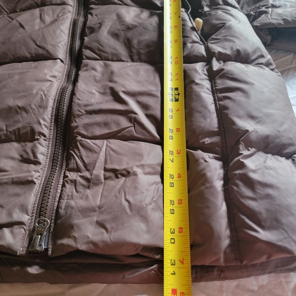 Mountain Hard Wear Brown Long Trench Down Puffer Coat - XS - Picture 6 of 11